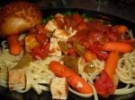 American Tofu Carrot Cacciatore Dinner