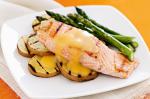 British Chargrilled Salmon With Hollandaise Sauce Recipe Appetizer