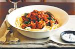 British Veal With Spinach And Fettucine Recipe Appetizer
