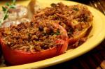 American Cheddar Stuffed Tomatoes Appetizer