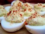 American Diet Deviled Eggs Appetizer