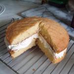 British Victoria Sandwich with a Twist Dessert