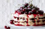 Canadian Layered Cherry Pavlova Recipe Dessert