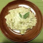American Risotto with Peas and Potatoes Dinner