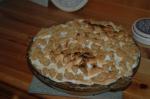 American Peanut Butter Pie With Meringue Topping Dessert