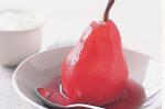American Cranberry Cinnamon Poached Pears Recipe Dessert