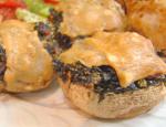 Olive Oyls Treat for Popeye spinach Stuffed Mushrooms recipe