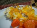 Canadian Baked Cauliflower With Ham Dinner