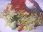 American Hot Sausage and Vegetable Breakfast Casserole Appetizer