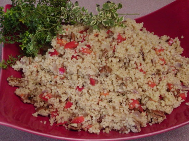 American Couscous With Cashews and Dinner