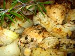 Italian Roasted Chicken With Rosemary Lemon and Garlic Dinner