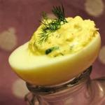 American Shrimp and Dill Deviled Eggs Recipe Appetizer