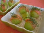 American Honeydew With Smoked Salmon Dessert