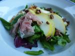 Italian Pear and Prosciutto Di Parma Salad Dinner