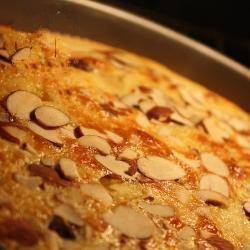 Canadian Pears Almond Cake with Chocolate Dessert