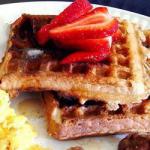 Wholemeal Waffles with Almonds recipe