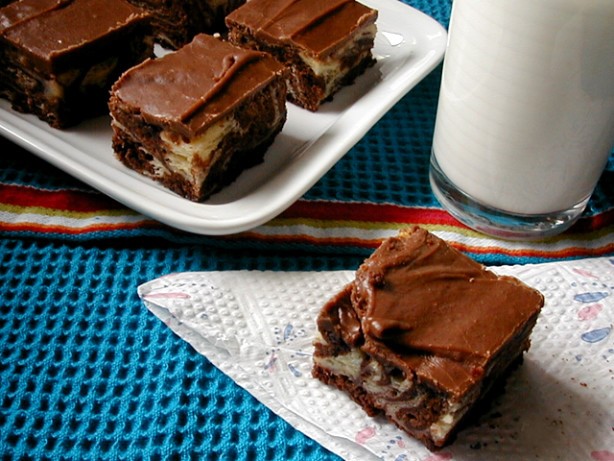 American Marbled Brownies 4 Dessert