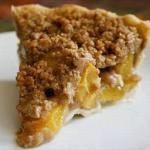 Canadian Peach Crumble Pie 1 Alcohol