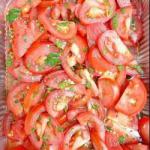 Japanese Marinated Tomatoes Salad Appetizer