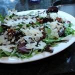American Green Salad with Aubergines and Parmesan Appetizer