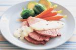 Canadian Corned Beef With Peppercorn White Sauce Recipe Dinner