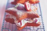 Canadian Hazelnut And Strawberry Stars Recipe Dessert