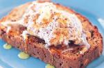 Canadian Toasted Banana Bread With Chocolate Ricotta Recipe Dessert