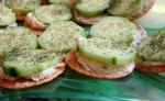 American Cucumber and Cream Cheese Appetizers Appetizer