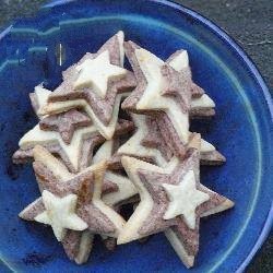 Canadian Christmas Stars Chocolate and Orange Dessert