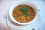 Indian Mulligatawny Soup with Lentils Appetizer