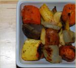 American Rootin Tootin Roasted Roots  Roasted Root Vegetables in Paper Appetizer