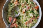 American Hotsmoked Trout Pea and Lemon Risotto Recipe Dinner