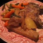 Hungarian Hungarian-style Pork Chops and Potatoes Dinner