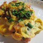 Canadian Omelet with Ham and Cheese Breakfast