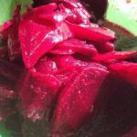 Canadian Red Beet Salad with Horseradish Drink
