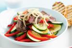 American Chargrilled Beef And Balsamic Onion Salad Recipe Appetizer