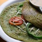 American Pesarattu green Gram Dosa Appetizer