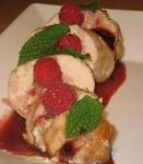 American Boursin Stuffed Chicken Breasts With Raspberry Sauce Dessert