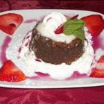 American Molten Chocolate Lava Cake Dessert