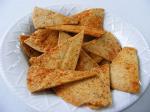 American Homemade Baked Chips tortilla or Pita Dessert