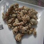 American Cashew Nuts with with Sesame Seeds Dessert