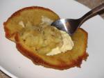 American Caramelized Bananas in Pine Nut Cookie Bowls Dessert