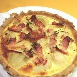 American Quiche Lorraine with Mass of Butter Appetizer