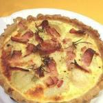 American Quiche Lorraine with Mass of Butter Appetizer