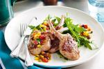 American Lamb Cutlets With Warm Roasted Capsicum Salsa Recipe BBQ Grill