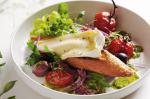 American Warm Salad Of Brie And Roast Cherry Tomatoes Recipe Appetizer