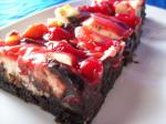 American Fudgy Cherrycheesecake Brownie Bars Dessert