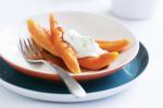 Canadian Papaya With Lime Yoghurt and Ginger Syrup Recipe Dessert