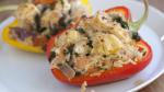 Swiss Rice and Kale Stuffed Peppers Appetizer