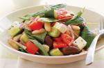 Greekstyle Salad With Cannellini Beans Recipe recipe